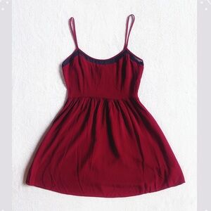 Forever 21 Burgundy Mini-Dress